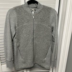 lululemon grey zip up